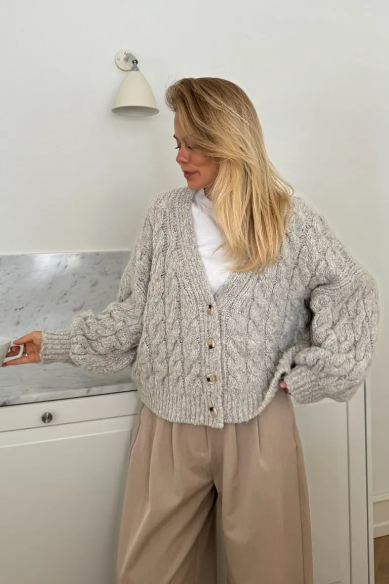 Siggaic Cardigan Light Greige