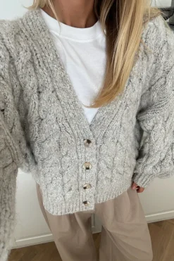 Siggaic Cardigan Light Greige