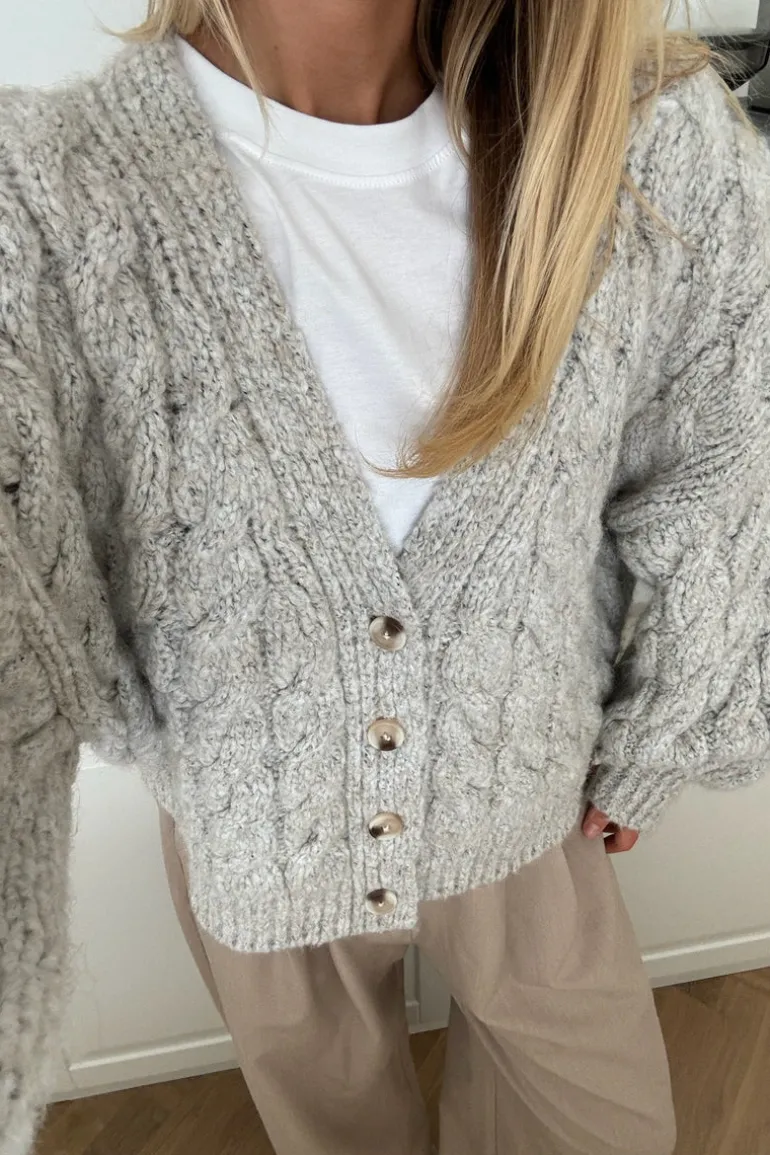 Siggaic Cardigan Light Greige