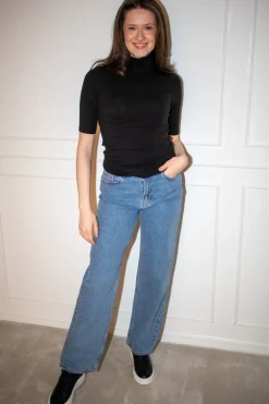 Simona Bedazzled Pants Stonewash