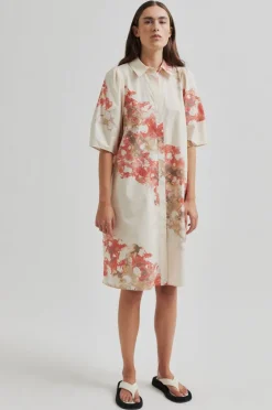 Sirmione Shirt Dress Spiced Coral
