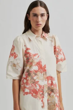 Sirmione Shirt Dress Spiced Coral