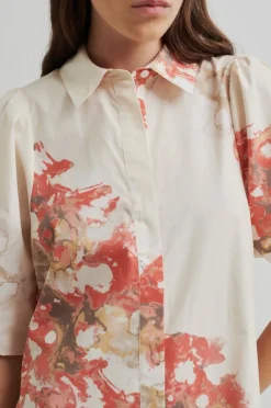 Sirmione Shirt Dress Spiced Coral