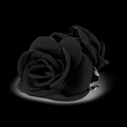 Smooth Rosa Hair Claw Obsidian Black