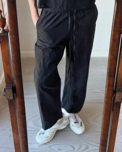 Sonar Linen Pants Black