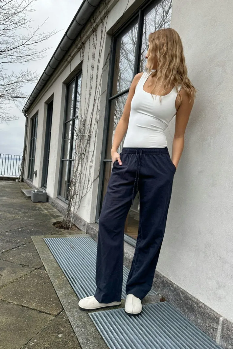 Sonar Linen Pants Navy