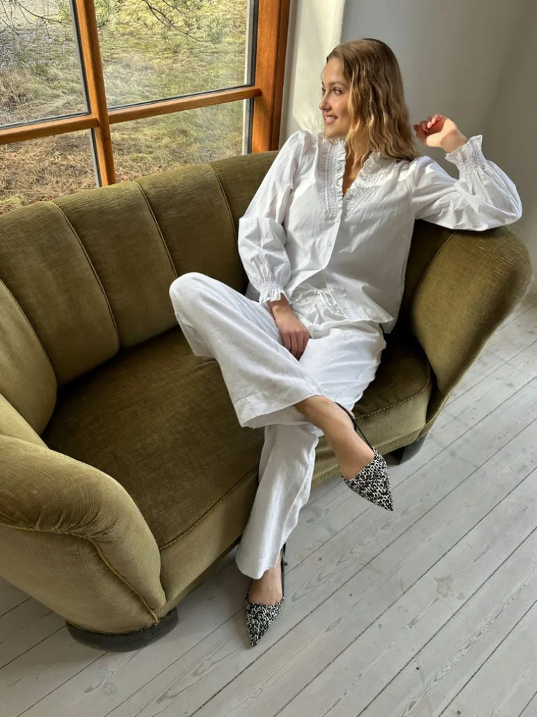 Sonar Linen Pants White