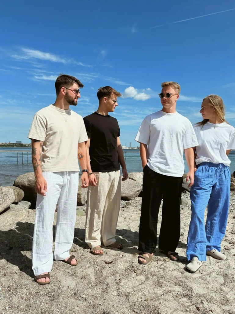 Sonar Linen Pants White