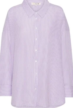 Sonja Shirt Purple/White