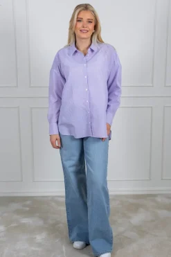 Sonja Shirt Purple/White