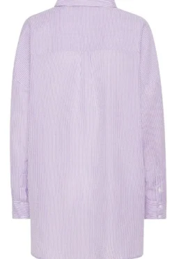 Sonja Shirt Purple/White