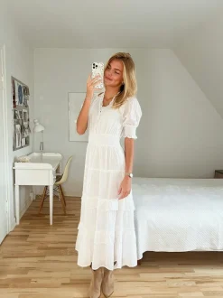 Sophie S Voile Dress White