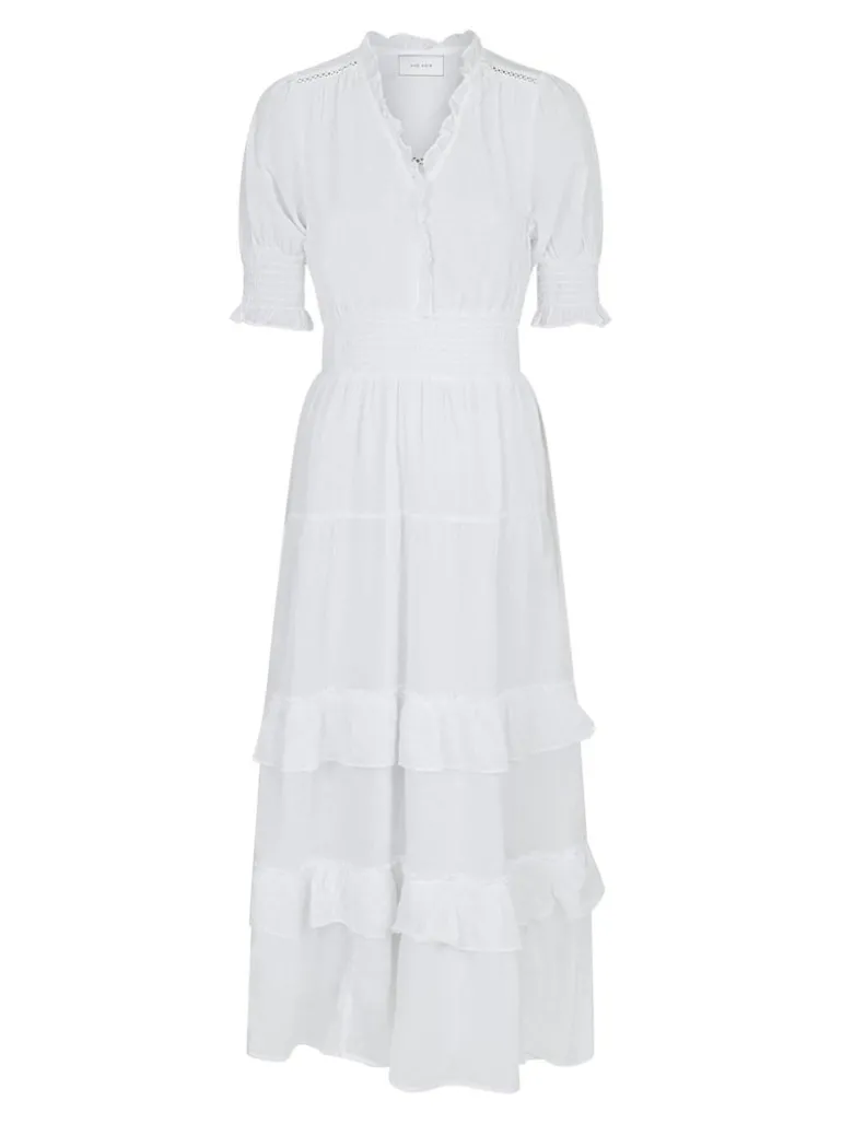Sophie S Voile Dress White