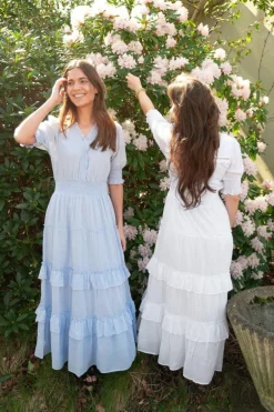 Sophie S Voile Dress White