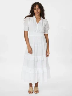 Sophie S Voile Dress White
