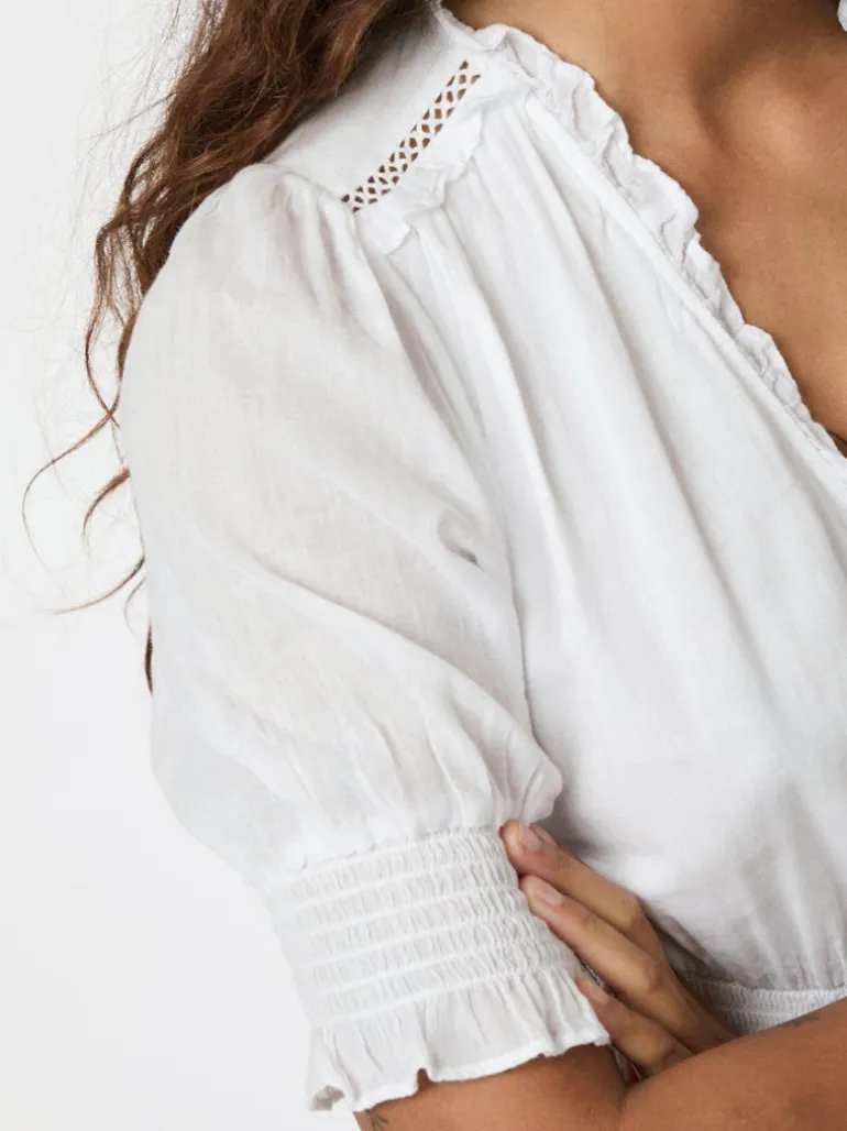 Sophie S Voile Dress White