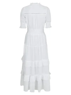 Sophie S Voile Dress White