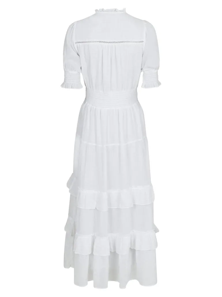 Sophie S Voile Dress White