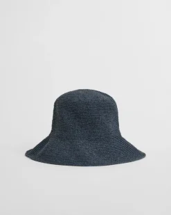 Straw Hat Evening Blue