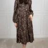 Striped Collared Midi Dress Petite Paisley