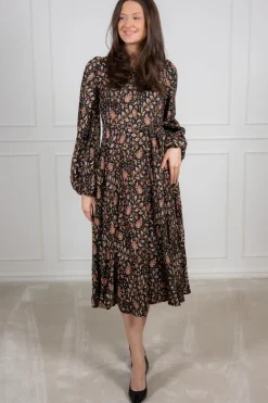 Striped Collared Midi Dress Petite Paisley