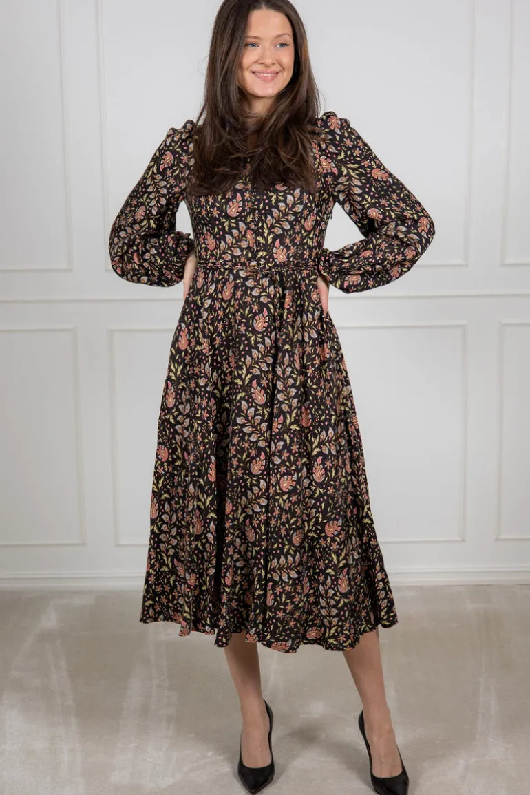 Striped Collared Midi Dress Petite Paisley
