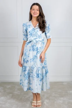 Sylvie Dress Blue Bloom