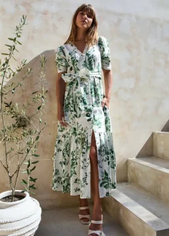 Sylvie Dress Green Blossom