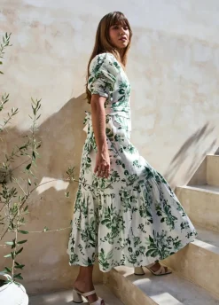 Sylvie Dress Green Blossom