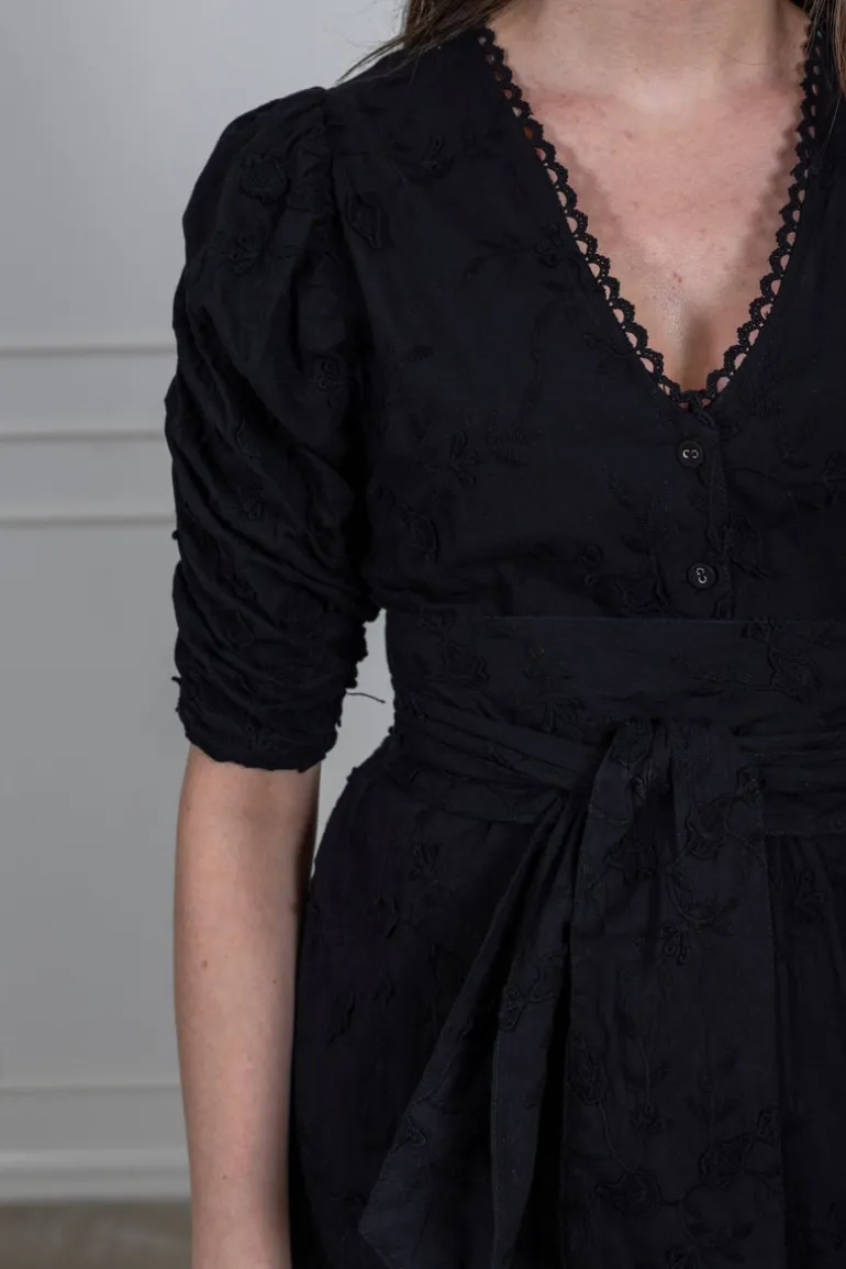 Sylvie Dress Matte Black