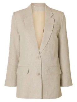 Tania-Rita Ls Relaxed Blazer Nomad Melange