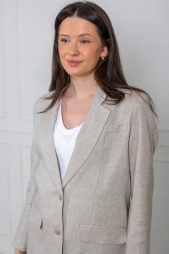 Tania-Rita Ls Relaxed Blazer Nomad Melange