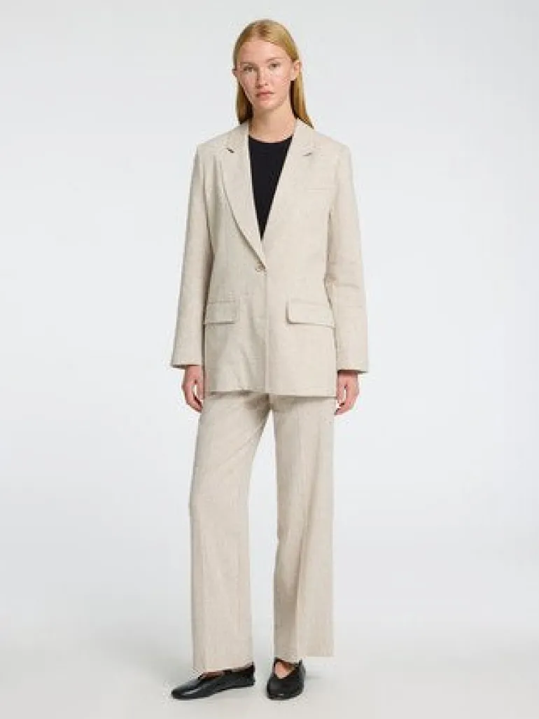 Tania-Rita Ls Relaxed Blazer Nomad Melange