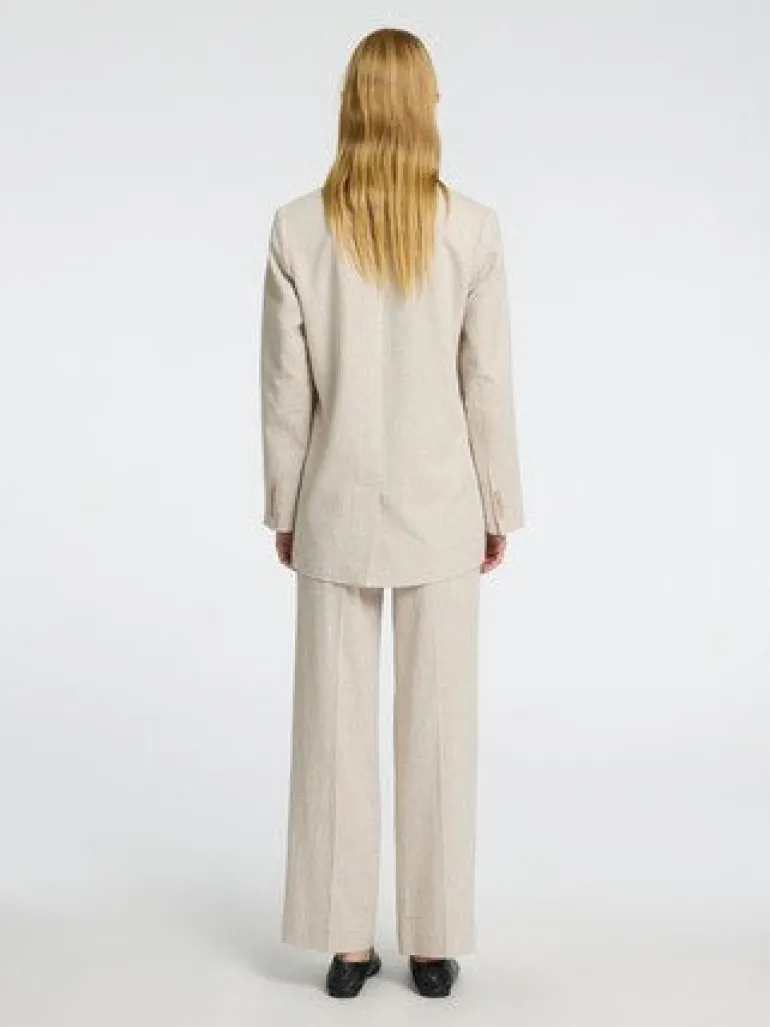 Tania-Rita Ls Relaxed Blazer Nomad Melange