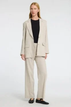 Tania-Rita Mw Wide Pant Nomad Melange
