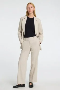 Tania-Rita Mw Wide Pant Nomad Melange