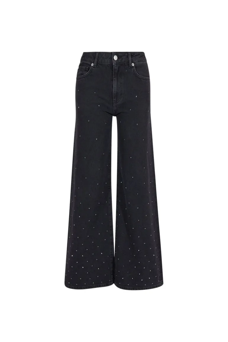 Taylor Embellished Washed Black