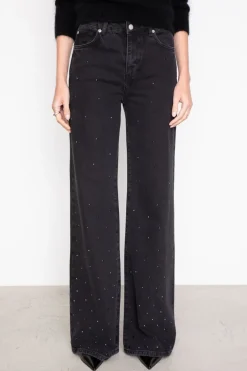 Taylor Embellished Washed Black