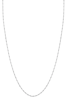 The Bead Necklace Silver