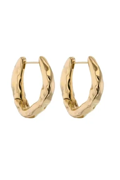 The Big Triangle Hoops Gold