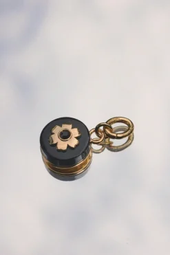 The Black Flower Charm