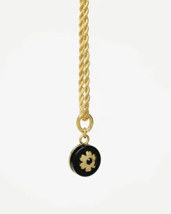 The Black Flower Charm