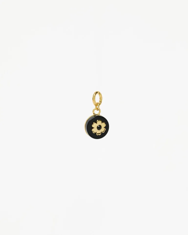 The Black Flower Charm