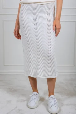 The Wave Liva Skirt White
