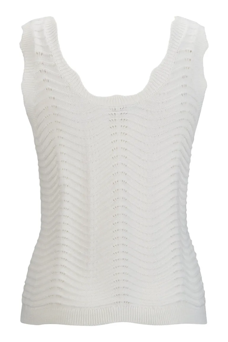 The Wave Sophia Top White