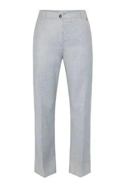 Thira Trousers Soft Grey Melange