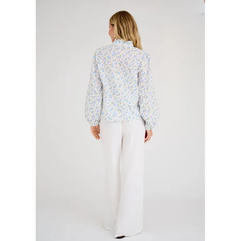 Tiffany Shirt White/Blue
