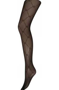 Tights W/Lurex Hh 25App Grey