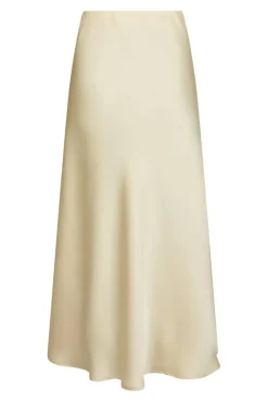 Vicky Heavy Sateen Skirt Light Yellow