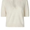 Vilena Knit Ss White Alyssum